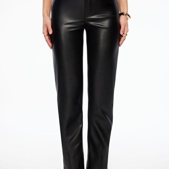 NWT | Dynamite Gisele Faux Leather Pants | Size 2 - Picture 2 of 7
